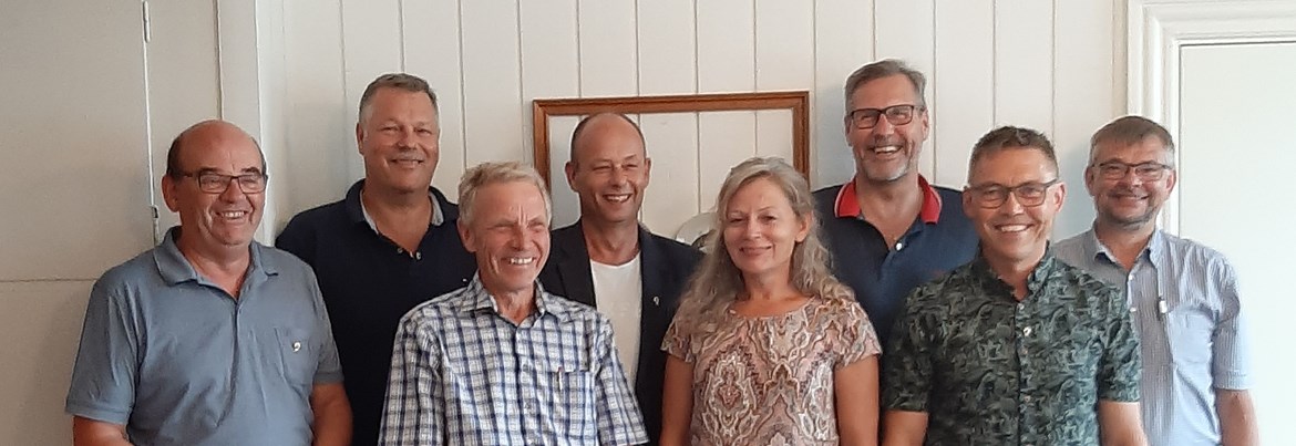 Fra venstre: Ivan Nørgaard Nielsen, Tony Zachariassen, Børge Christensen, Martin Nielsen, Susanne Jæger, Kim Birk, Lars Troelsen, Karl Skovgaard